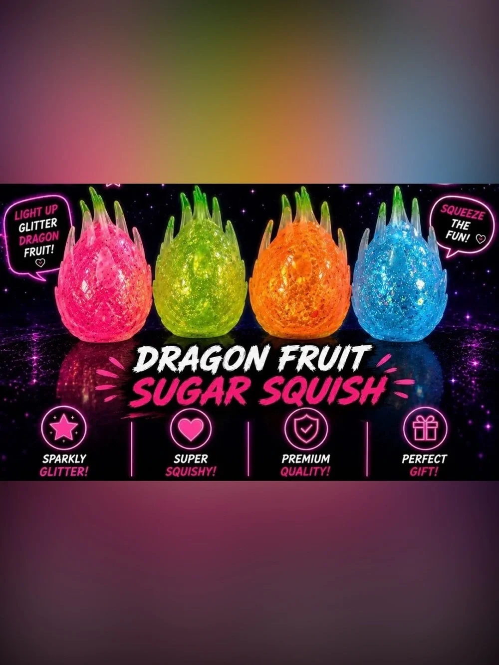 Dragon Fruit Sugar Squish